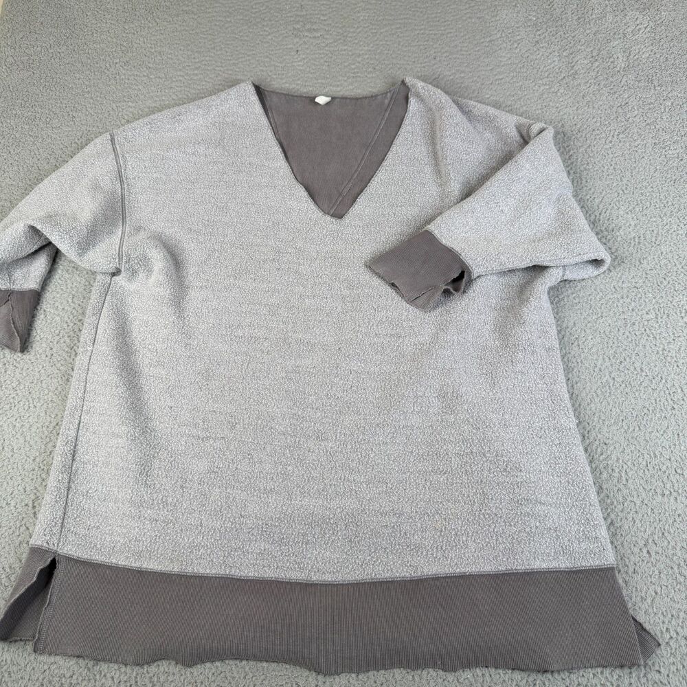 Intimately Free People Sweatshirt M Inside Out Oversized Lounge Tunic Sweater
